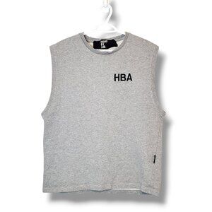 Hood By Air HBA Crew Sleevless Sweatshirt Gray Size L